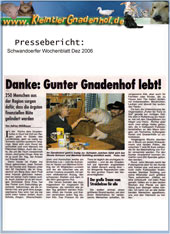 Der Gnadenhof lebt Pressebericht 